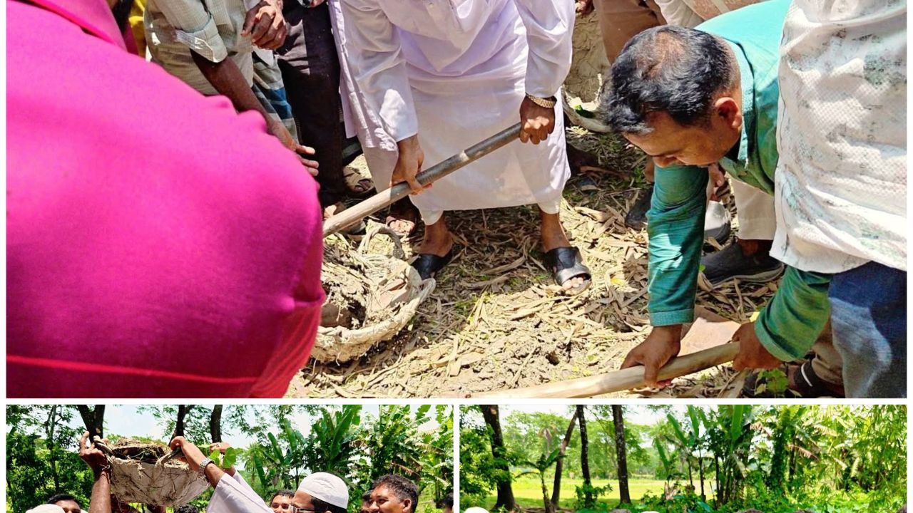 উন্নয়নের জোয়ারে বরগুনা: আমতলীতে খাল খনন কার্যক্রমের শুভ উদ্বোধন