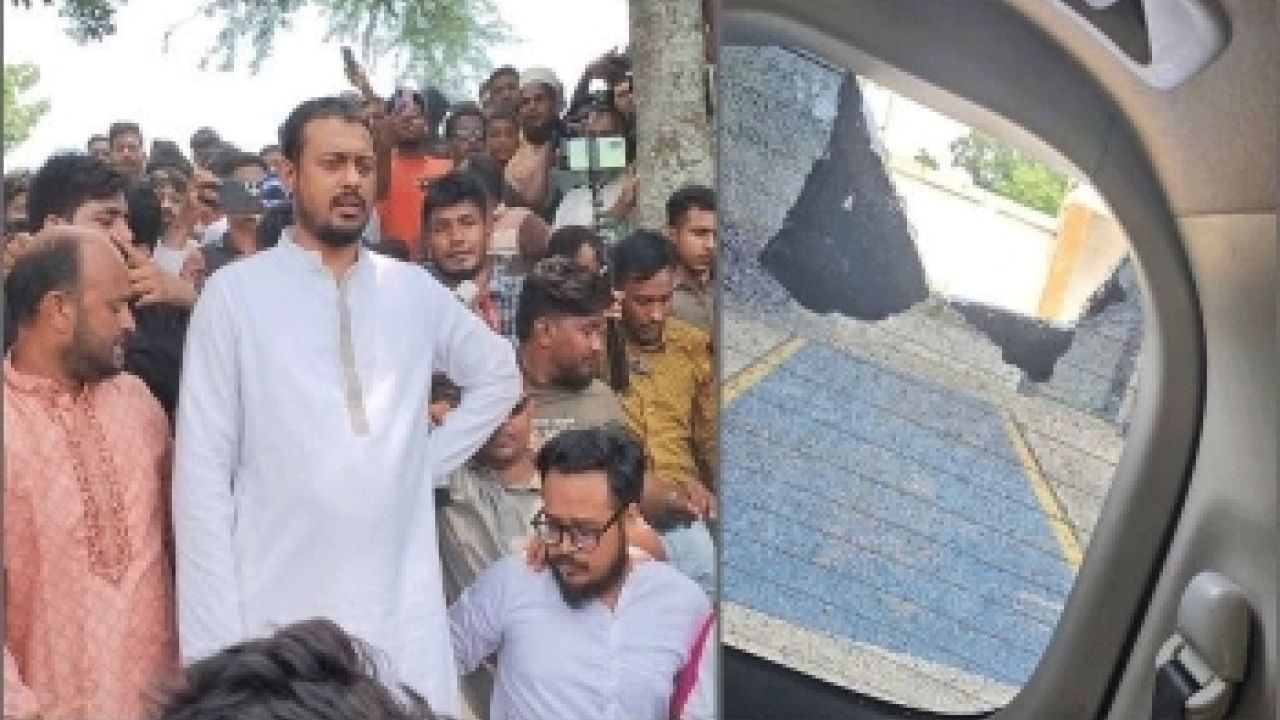 বেনাপোলে এনসিপি নেতা নাসীরুদ্দীন পাটওয়ারীর গাড়ি বহরে হামলা, আহত ৪